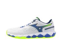 Mizuno WAVE ENFORCE TOUR 2 CC Zapatillas de tenis Blanco/Dazzling Azul/Lightning Amarillo Mujer/Hombreo Talla 42.5