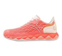 Mizuno Wave Enforce Tour CC (W), Zapatillas de pádel Mujer, Candy Coral/Snow White/Neon Flame, 38 EU