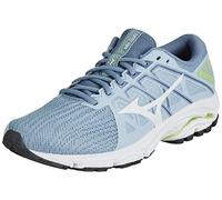 Mizuno Wave EQUATE 6 (W), Zapatillas de Running Mujer, Subdued Blue/White/NeoLime, 40.5 EU