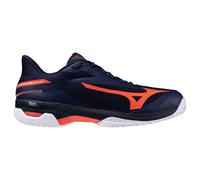 Mizuno Wave Exceed Court 2 CC, Zapatillas de tenis, Blue Orange Fluo, 42 EU