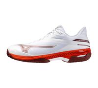 Mizuno WAVE EXCEED COURT CC Zapatillas de tenis Fiery Rojo/Blanco/Sun-Dried Toma Hombre Talla 42