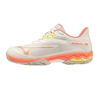 Mizuno Wave Exceed LgtpadelTenis para Mujer, Snwwht Fcoral Sspring, 40.5 EU