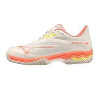 Mizuno Wave Exceed LgtpadelTenis para Mujer, Snwwht Fusncorl Sspring, 36.5 EU