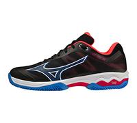Mizuno Wave Exceed Light Padel, Zapatillas Hombre, Black/White/OperaRed, 40 EU