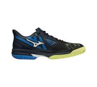 Mizuno Wave Exceed Tour 5 CC, Zapatillas de Tenis Hombre, Total Eclipse/NeoLime/Super Sonic, 42 EU