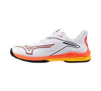 Mizuno WAVE EXCEED TOUR 6 AC Zapatillas de tenis Blanco/Fiery Coral 2/Citrus Mujer/Hombreo Talla 46