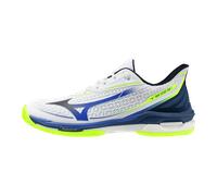 Mizuno WAVE EXCEED TOUR 7 CC Zapatillas de tenis Blanco/Dazzling Azul/Lightning Amarillo Mujer/Hombreo Talla 44