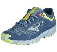 Mizuno Wave Ibuki 3 (W), Zapatillas de trail running Mujer, Vintage Indigo Subdued Blue Neolime, 40 EU