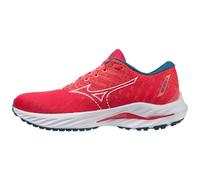 Mizuno Wave Inspire 19Water - Zapatos para Mujer, Rosa, Blanco, Azul, 38.5 EU
