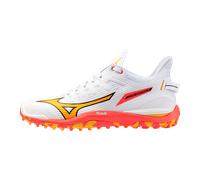 Mizuno WAVE LEOPARDUS Zapatillas de hockey Blanco/Fiery Coral 2/Citrus Mujer/Hombreo Talla 40,5