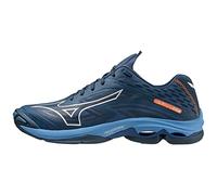 Mizuno Wave Lightning Z7, Zapatillas de Balonmano Unisex Adulto, DarkDenim/White/BlueJasper, 46.5 EU