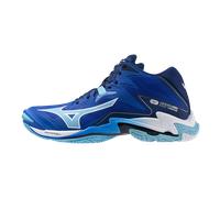 Mizuno WAVE LIGHTNING Z8 MID Zapatillas de volleyball Mugen blue/white/estate blue Mujer/Hombreo Talla 50
