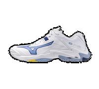 Mizuno WAVE LIGHTNING Z8 Zapatillas de volleyball Blanco/BellwetherAzul/BelAirBlu Mujer/Hombreo Talla 46