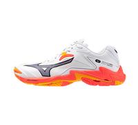 Mizuno WAVE LIGHTNING Z8 Zapatillas de volleyball Blanco/Fiery Coral 2/Citrus Mujer/Hombreo Talla 43