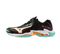 Mizuno WAVE LIGHTNING Z8 Zapatillas de volleyball Negro/Tangelo/Ice Verde Mujer/Hombreo Talla 43