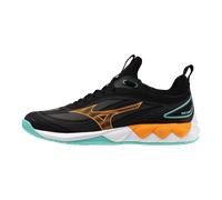 Mizuno WAVE LUMINOUS 3 Zapatillas de volleyball Negro/Tangelo/Ice Verde Mujer/Hombreo Talla 44,5