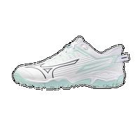 Mizuno WAVE LYNX 2 Zapatillas de hockey Blanco/Azul Tint Mujer/Hombreo Talla 43