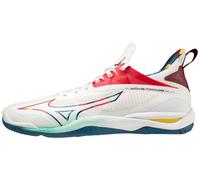 Mizuno Wave Mirage 4, Zapatillas Unisex Adulto, White/HVisibility/MBlue, 48.5 EU