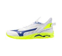 Mizuno WAVE MIRAGE 5 Zapatillas de balonmano Blanco/Lightning Amarillo/Dazzlin Mujer/Hombreo Talla 44,5