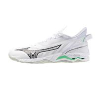 Mizuno WAVE MIRAGE 5 Zapatillas de balonmano Blanco/Negro/Frozen Emerald Mujer/Hombreo Talla 41