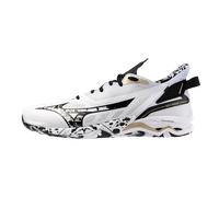 Mizuno WAVE MIRAGE 5 Zapatillas de balonmano Blanco/Negro/GE Oro Mujer/Hombreo Talla 44,5