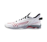 Mizuno WAVE MIRAGE 5 Zapatillas de balonmano Blanco/Salsa/Negro Mujer/Hombreo Talla 47