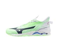 Mizuno WAVE MIRAGE 5 Zapatillas de balonmano Neo Mint/Negro/Frontier Azul Mujer/Hombreo Talla 40,5