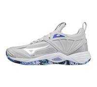 Mizuno Wave Momentum 2, Zapatillas de Voleibol Mujer, Antartica Galaxy Silver Morado Blue, 45 EU