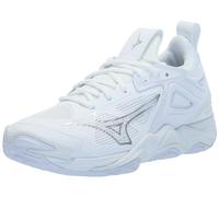 Mizuno Wave Momentum 3 Women's Volleyball Shoe, Zapatillas de vóleibol Mujer, Blanco-Plateado, 36 EU