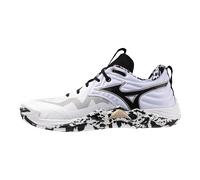Mizuno WAVE MOMENTUM ELITE Zapatillas de volleyball Blanco/Negro/GE Oro Mujer/Hombreo Talla 41