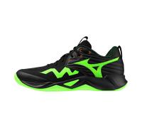 Mizuno WAVE MOMENTUM PRO Zapatillas de volleyball Negro/Glowing Apple/Mandarin O Mujer/Hombreo Talla 44,5