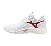Mizuno Wave Momentum Pro - Zapatos de voleibol para mujer, color blanco/rosa Elegance/Lava Falls, White Rose Elegance Lava Falls, 41 EU