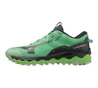 Mizuno Wave Mujin 9 Zapatillas para carreras de montaña para Hombre, Verde (909 C/Black Oyster/Little Boy Blue), 43 EU