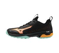 Mizuno WAVE PANTHERA 2 Negro/Tangelo/Ice Verde Mujer/Hombreo Talla 44