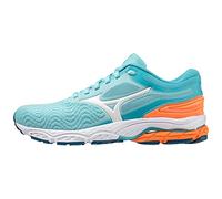 MIZUNO Wave Prodigy 4 W - Mujer - Azul / Blanco / Narnaja - talla 37- modelo 2023