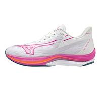 Mizuno Wave Rebellion Sonic Zapatillas para correr de carretera para Mujer, Blanco (White/807 C/Blue Ashes), 39 EU