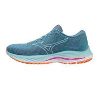 Mizuno Wave Rider 26 Zapatillas para correr de carretera para Mujer, Gris (Antigua Sand/White/Light Orange), 36.5 EU