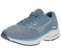 Mizuno Wave Rider 26, Zapatillas para Correr Mujer, Mountain Spring-Blanco, 37 EU Ancho