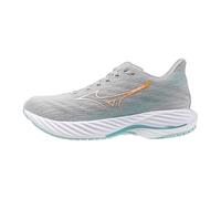 Mizuno Wave Rider 28 Womens Running Shoe, Harbor Mist-White, 7.5