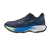 Mizuno WAVE RIDER 28 Zapatillas de correr VintageIndigo/NeoMint/FrontBlu Hombre Talla 44,5