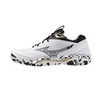 Mizuno WAVE STEALTH 6 Zapatillas de balonmano Blanco/Negro/GE Oro Mujer/Hombreo Talla 45