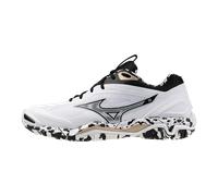 Mizuno WAVE STEALTH 6 Zapatillas de balonmano Blanco/Negro/GE Oro Mujer/Hombreo Talla 47