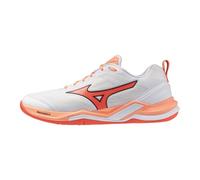 Mizuno Wave Stealth Elite (U) White/Lava Orange - 13/48.5