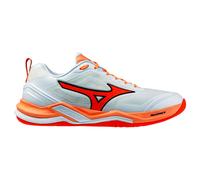 Mizuno Wave Stealth ELITE White/Lava Orange Zapatillas de sala para hombre EUR 44,5