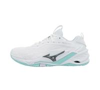 Mizuno Wave Stealth Neo 2 para Mujer zapatillas cancha | EU 42.5 in White/Blue Tint