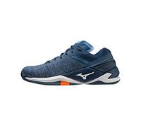 Mizuno Wave Stealth Neo, Zapatillas de Balonmano Unisex Adulto, DarkDenim/White/SIbis, 42.5 EU