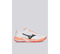 Zapatillas de balonmano Adulto - Wave Stealth Pro rosa coral y blanco 45