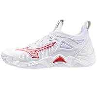 Mizuno Wave Stealth WOS - Tenis de Gimnasia para Mujer, Talla 13, Blanco y Rojo, 8 US