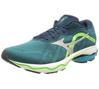 Mizuno Wave Ultima 13, Zapatillas Hombre, Blue Silver Greenecko, 42 EU