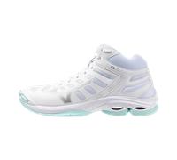 Mizuno WAVE VOLTAGE 2 MID Zapatillas de volleyball Blanco/Azul Tint Mujer Talla 40,5
